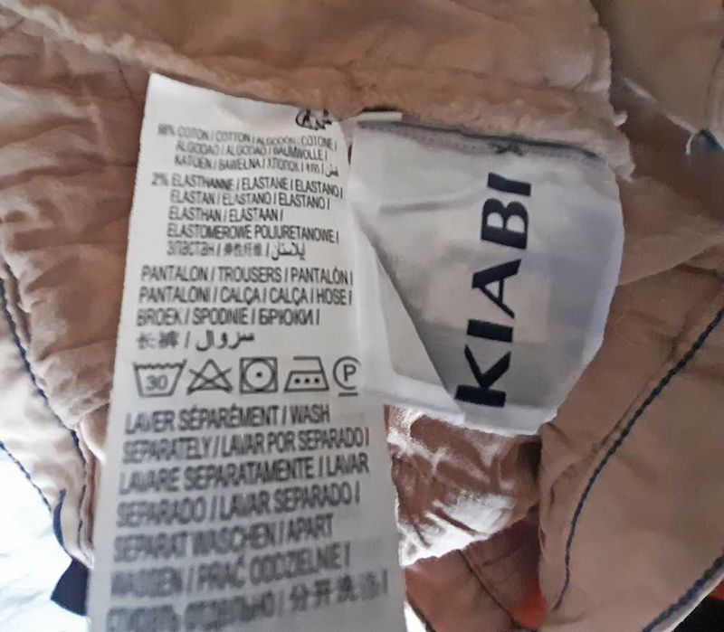 Calças Chino Castanho Claro Homem 38