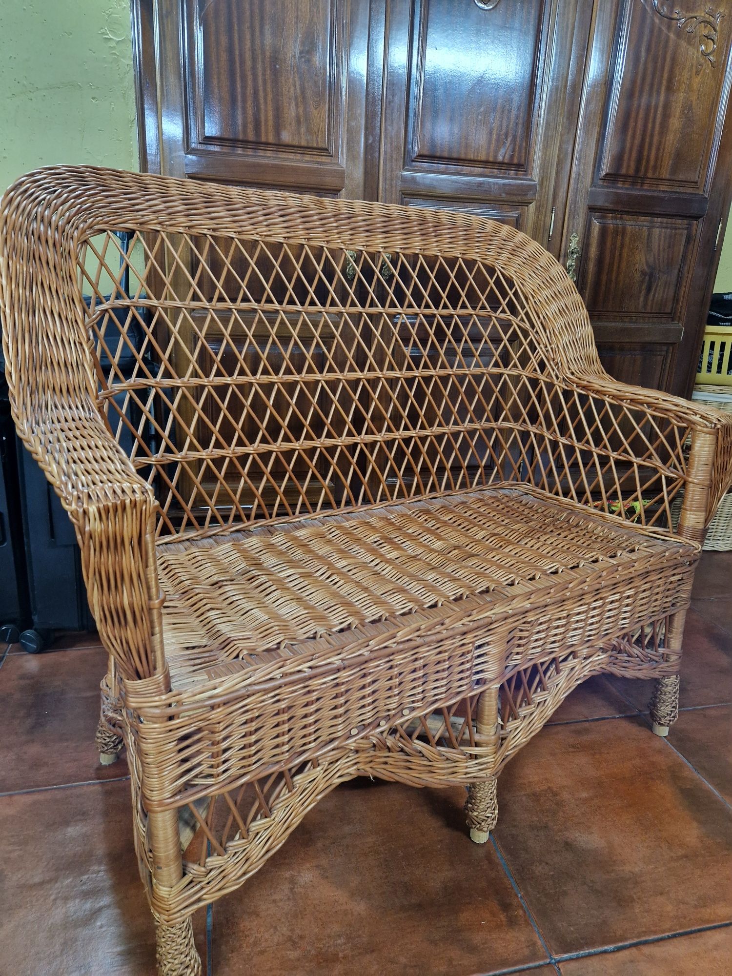 Conjunto sala/jardim em vime