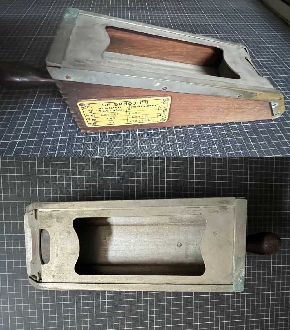 Dispensador de cartas de jogo de mesa LE BANQUIER