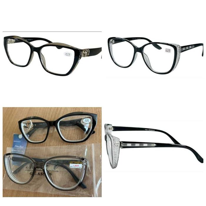 Очки для зрения -4 фирменные Fabia Monti, Rose Juliet Italy Design