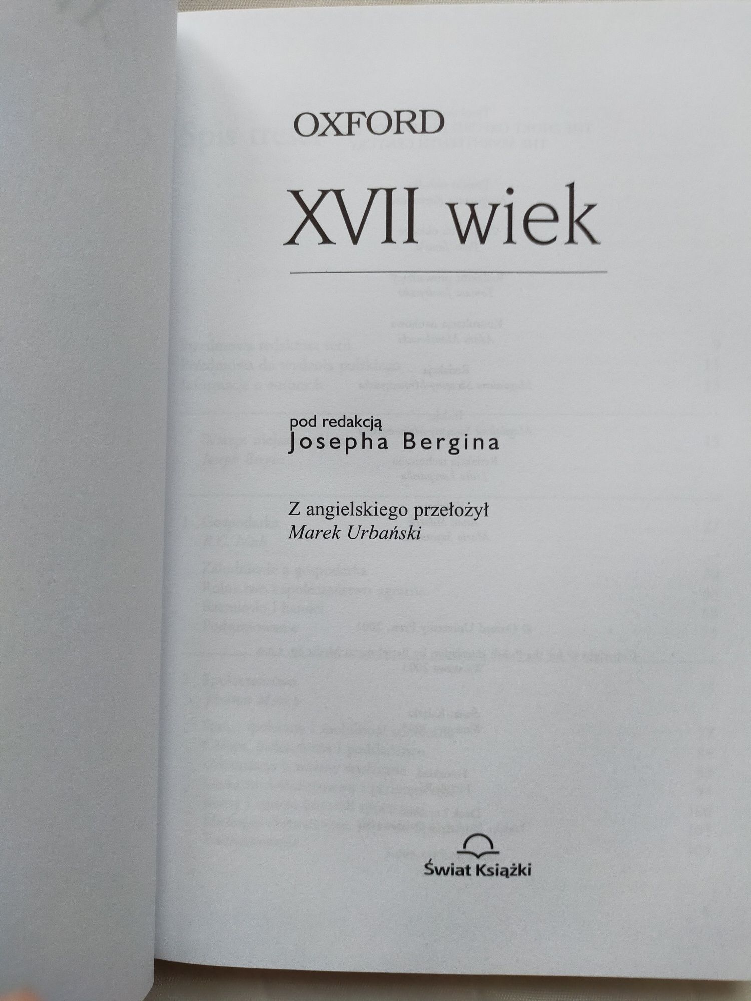 Zarys historii Europy XVII w.- J . Bergin