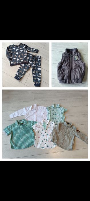 Wielki zestaw ubranek dla chłopca