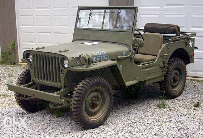 Peças originais para Jeep CJ Willys e Ford GPW