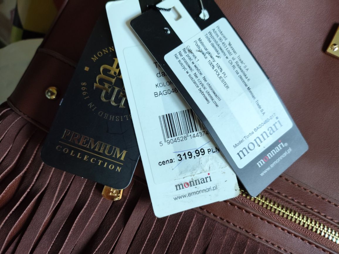 Monnari torebka damska NOWA Premium Collection