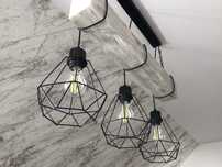 Lampa sufitowa wisząca Loft z belką