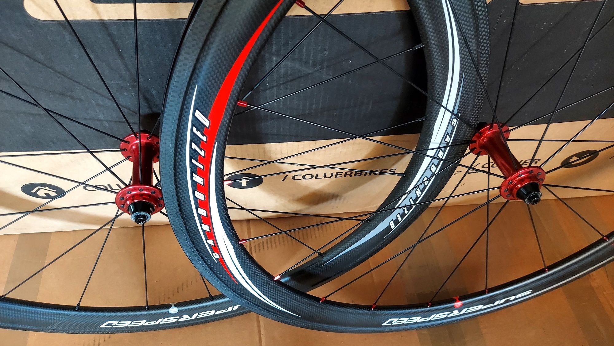 Rodas de carbono Superspeed