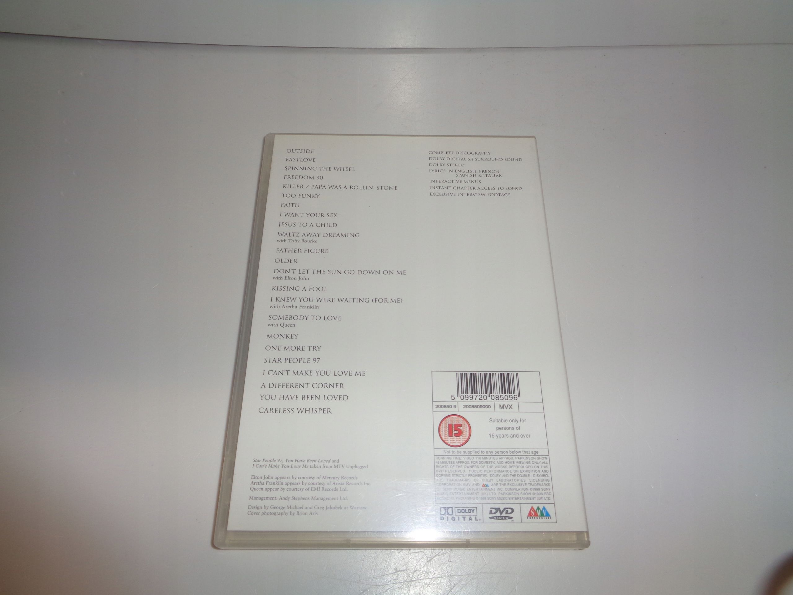 George Michael. Ladies & Gentlemen George Michael DVD *