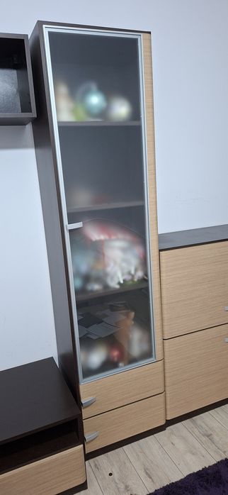 Zestaw mebli do salonu Black Red White