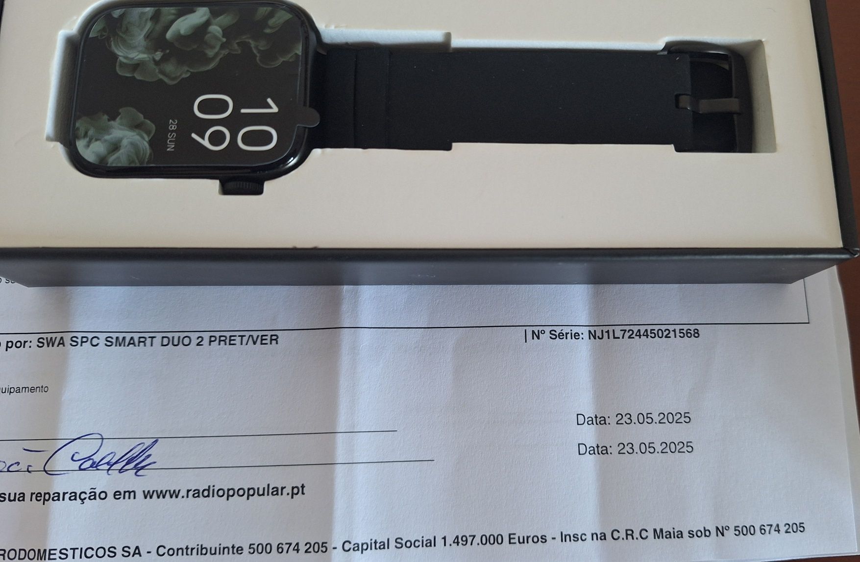 Smartwatch spc smartee duo 2 novo  2 pulseiras