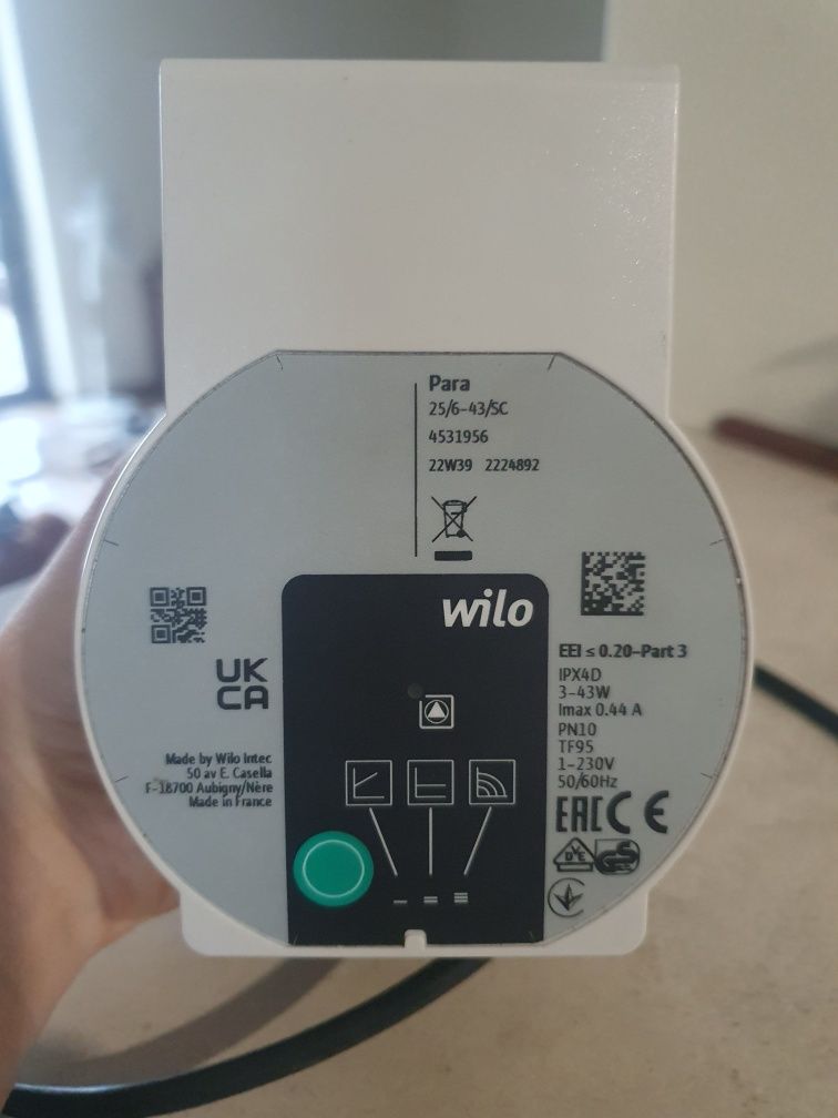 Pompa obiegowa Wilo Para 25/6 - 43/SC 130mm