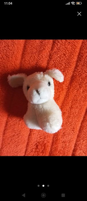 Peluche cãozinho branco