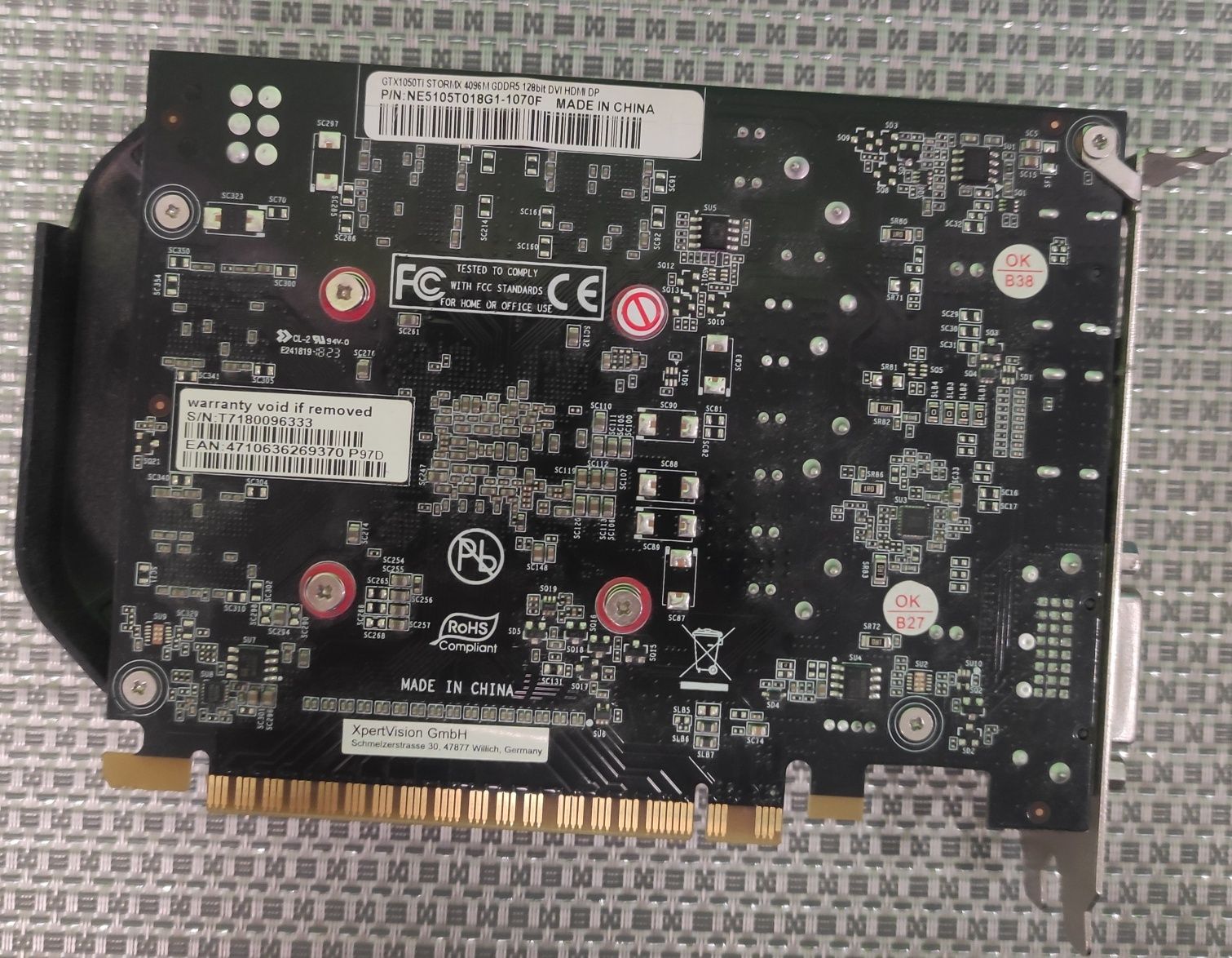Gtx 1050 ti palit