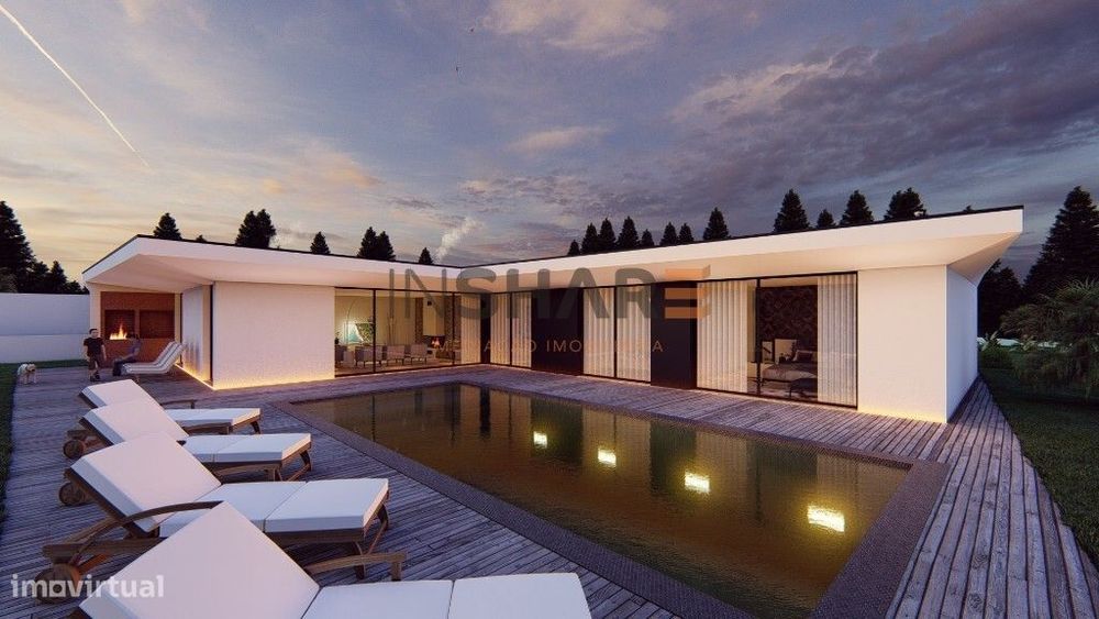 Moradia T3 - Térrea Individual - Tebosa - Braga   ( Terreno 6000m2)