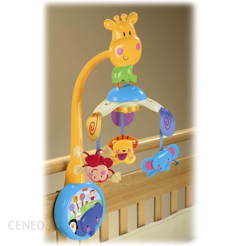 Fisher Price przenośna karuzela z pozytywką żyrafa