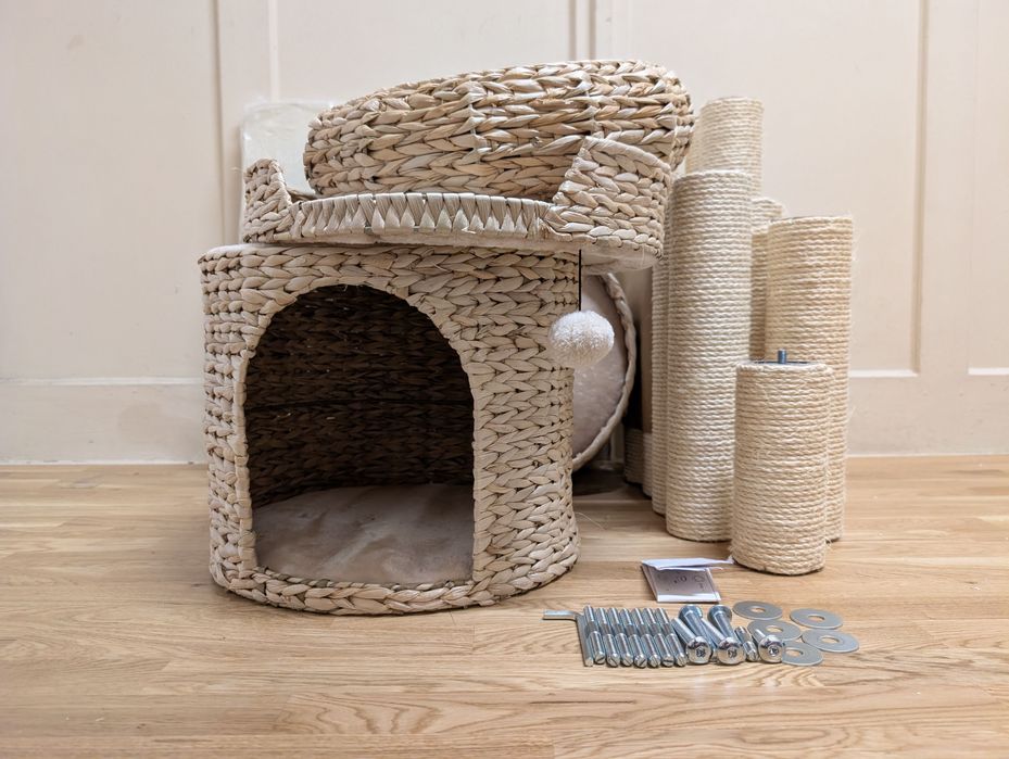 Natural Home IV Drapak dla Kota Beżowy 60x57x192cm WIELKI BARDZO DUŻY