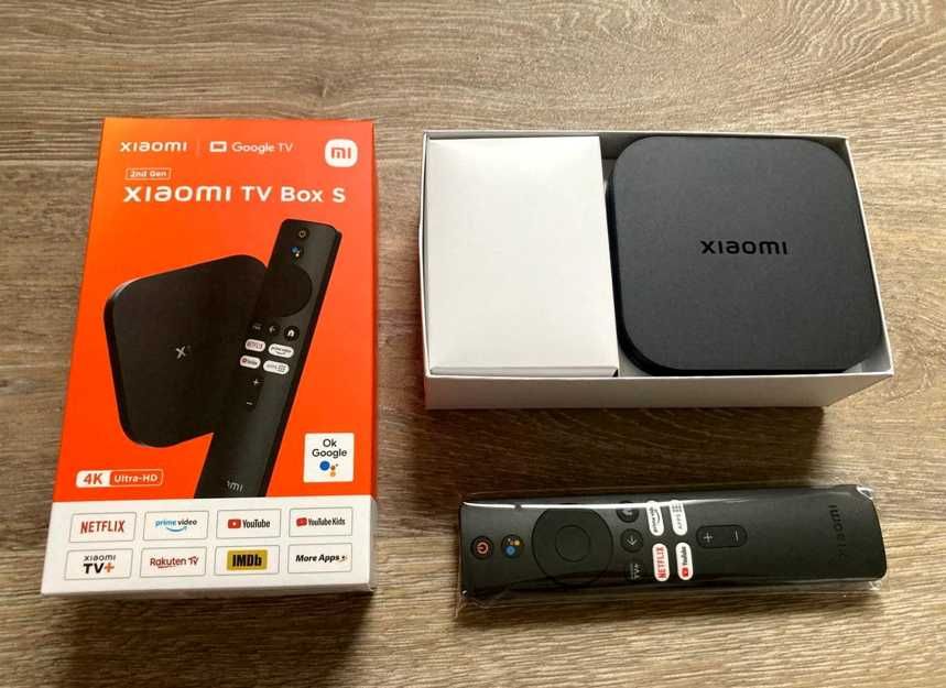 ТВ приставка Xiaomi Mi Box S 4K 2nd Gen (MDZ-28-AA) - нова