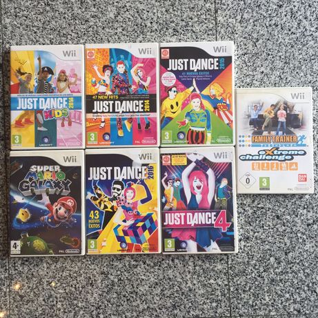 Just Dance 4 2014 kids 2016 Wii Mario Odyssey e Jogos Megadrive
