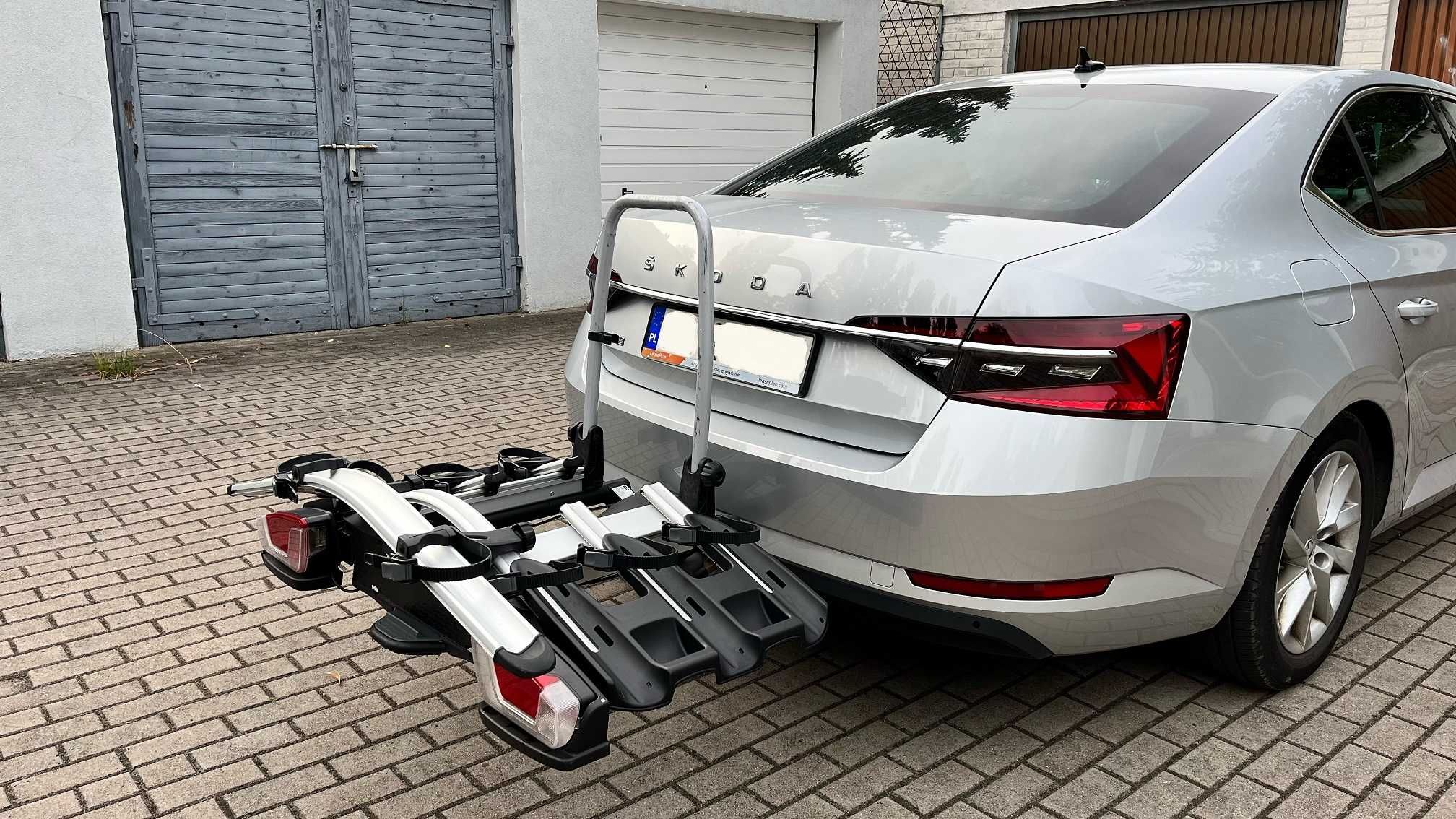 Bagażnik na hak 3 4 rowery THULE do ram karbonowych Wypożyczę Wynajem