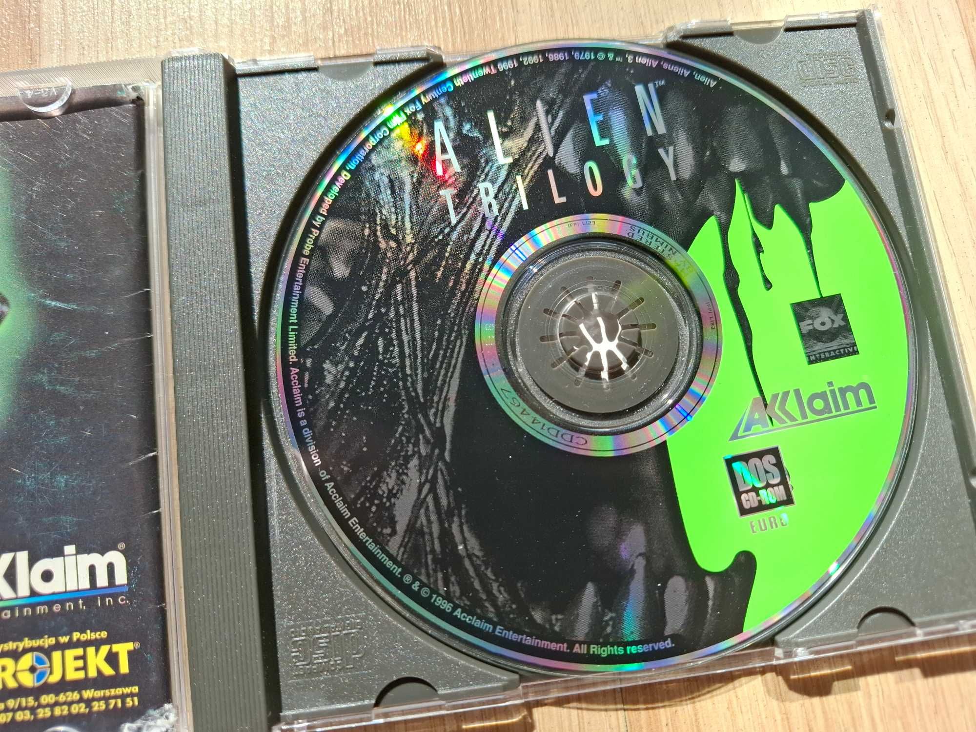 Alien Trilogy PC CD PL dos Win95 Acclaim kultowa gra