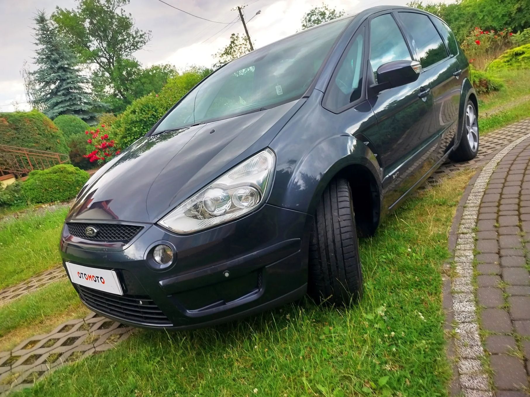 Ford S-Max 2.5Tb Alcantara Skóry Panorama Hak DVD Navi Alu 18