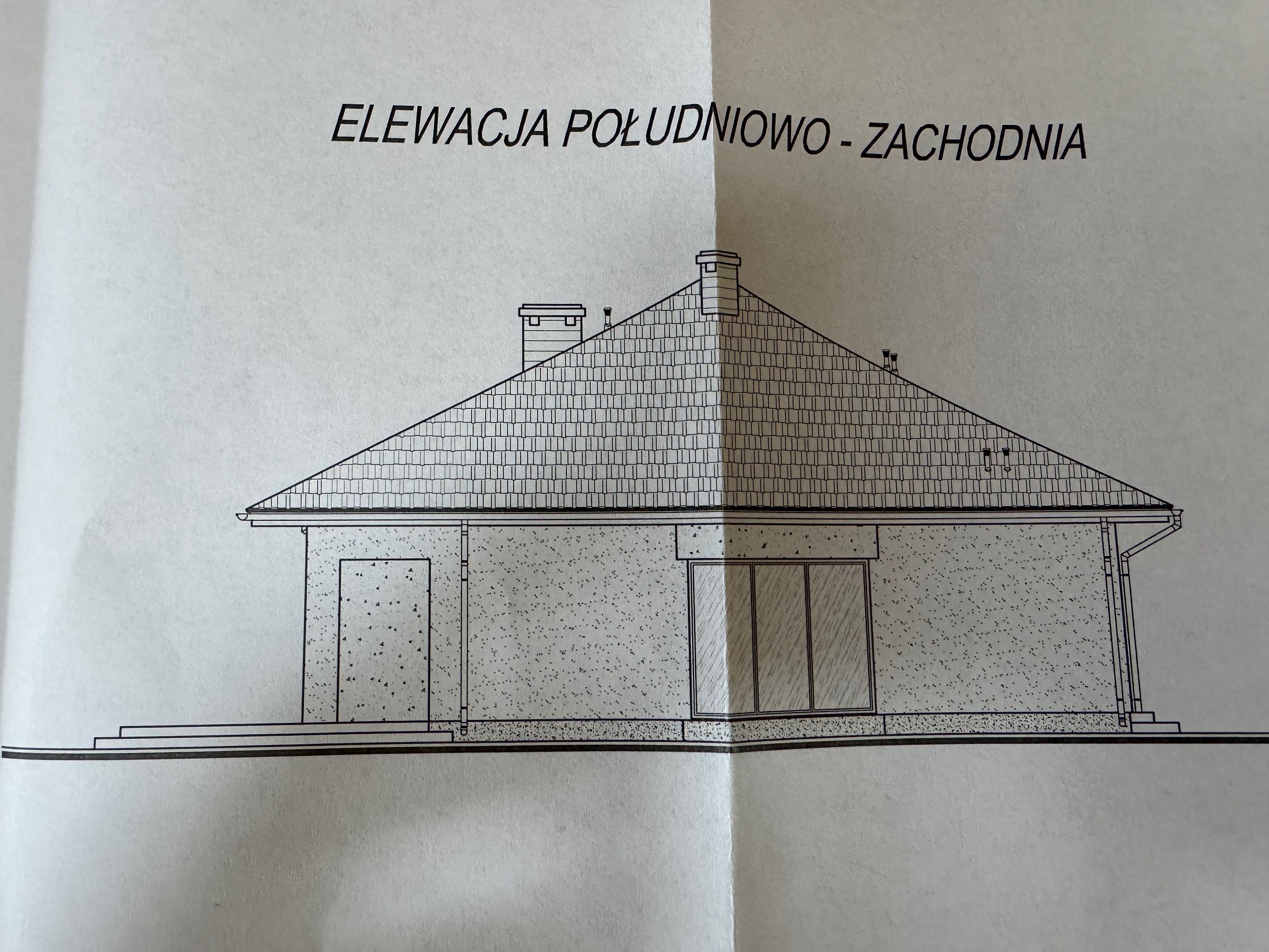Nowy Dom Parterowy Jednorodzinny