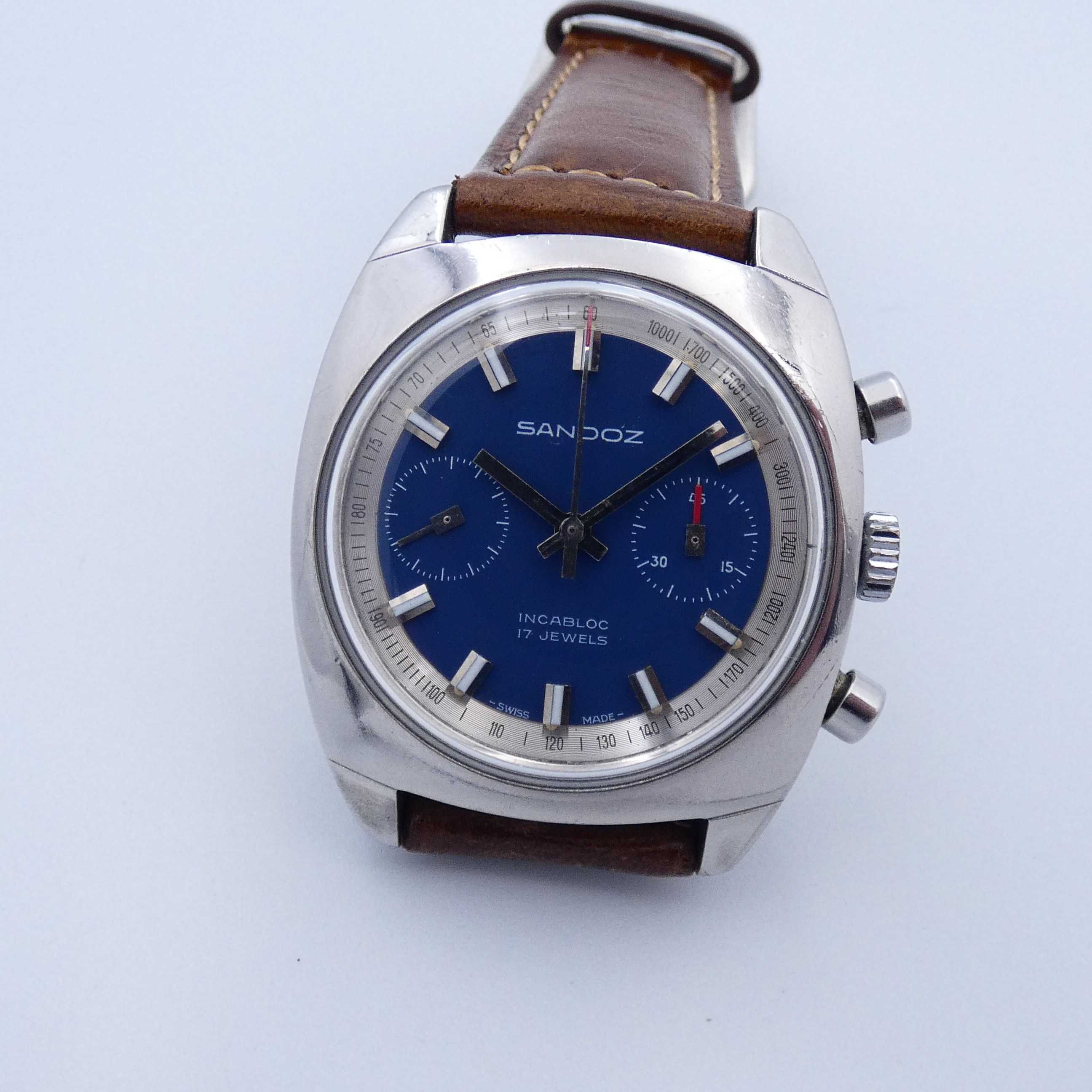 Henri SANDOZ Chronograf Valjoux 7733 Vintage