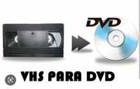 Converter cassetes VHS em DVD