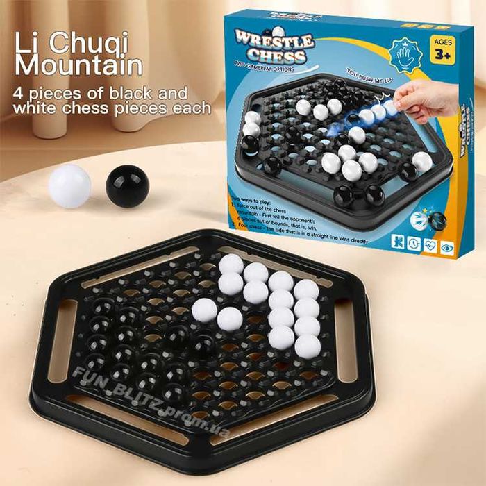 Настільна гра "Виштовхування шарів" для дорослих і дітей / Головоломка