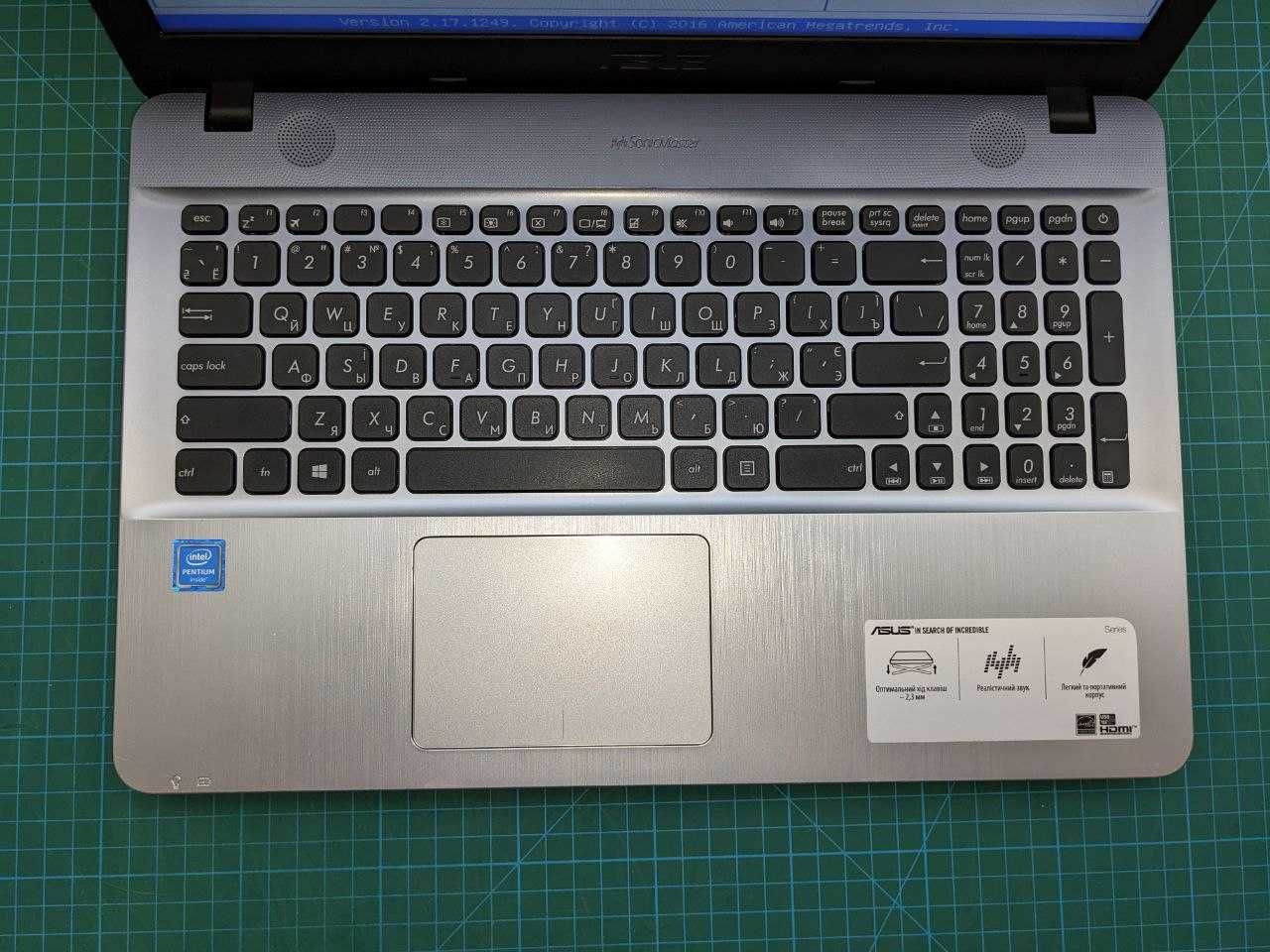 Ноутбук Asus X541S 15.6" (Intel N3710/4GB/120GB SSD) Работа от АКБ!