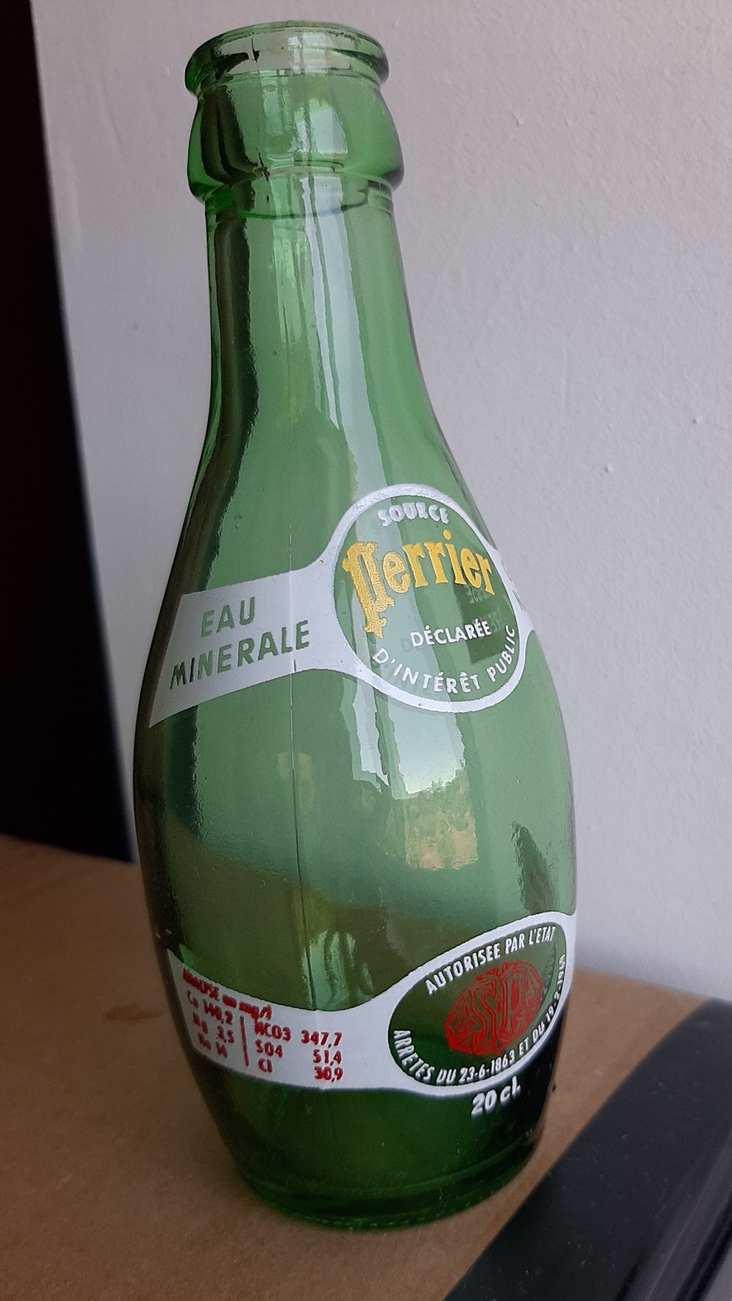 Garrafa Pirogravada Perrier