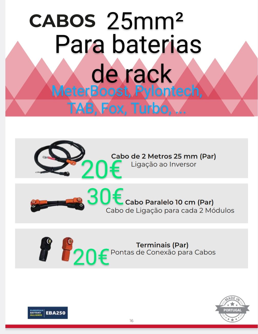 Bateria de Lítio 24V 3500Wh 3.5KWh 140A MeterBoost