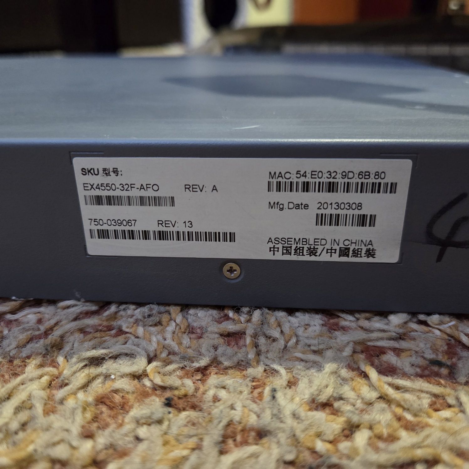Juniper EX4550-32F-AFO