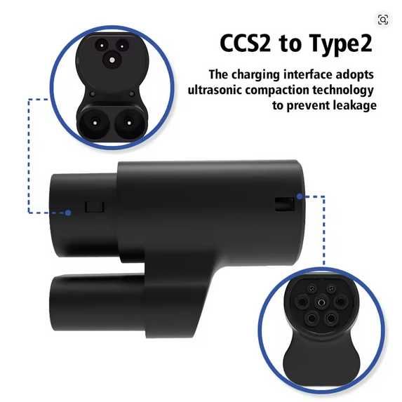 Adaptador CCS para TIPO 2 - TESLA