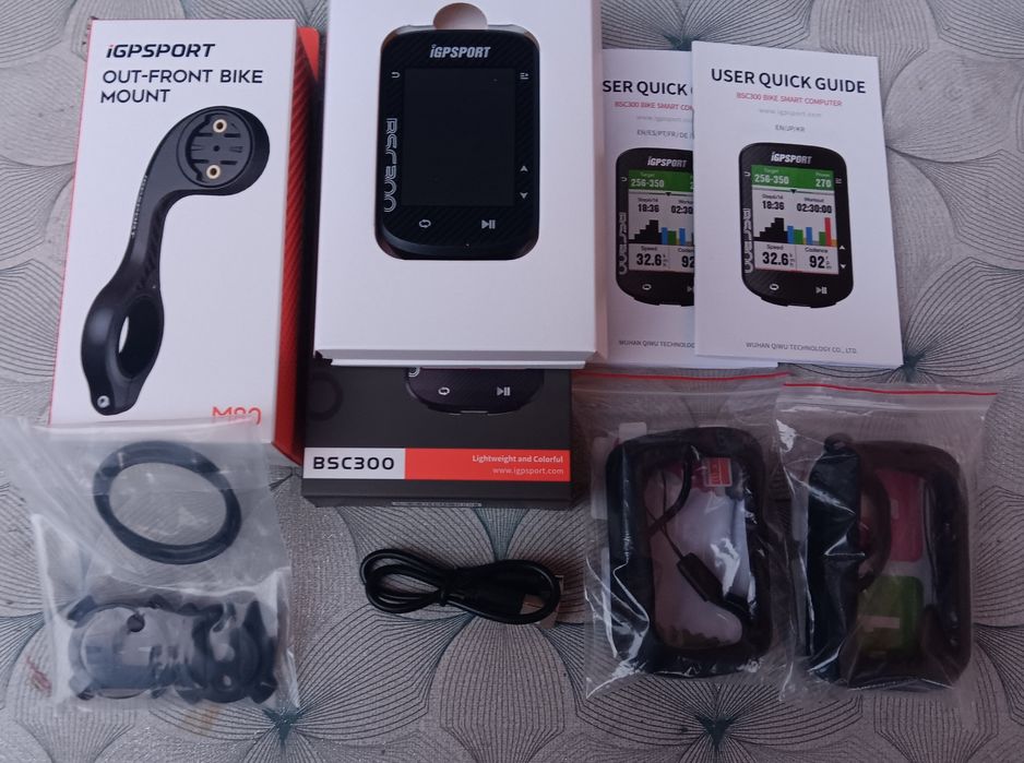 Nawigacja rowerowa Igpsport BSC 300  uchwyt m80 2xetiu