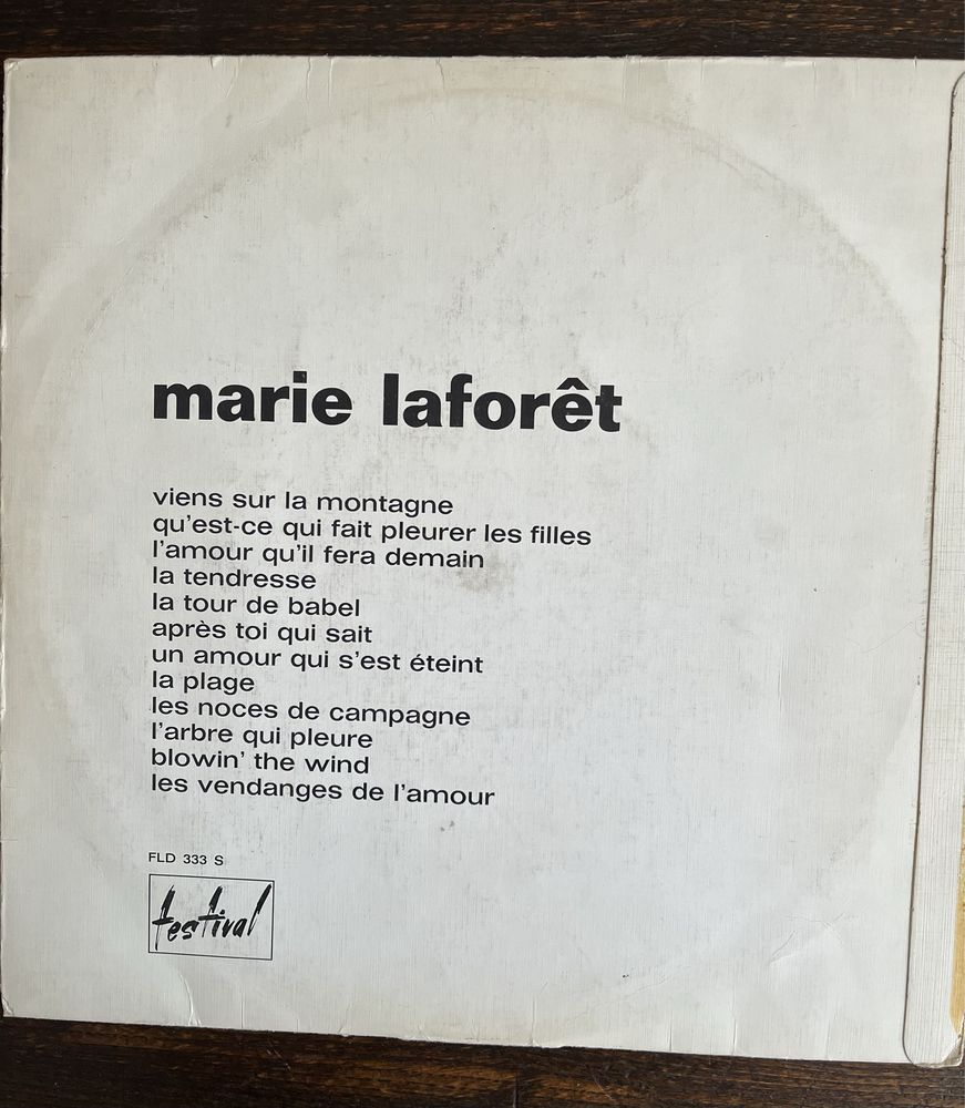Disco vinil : Marie Laforêt