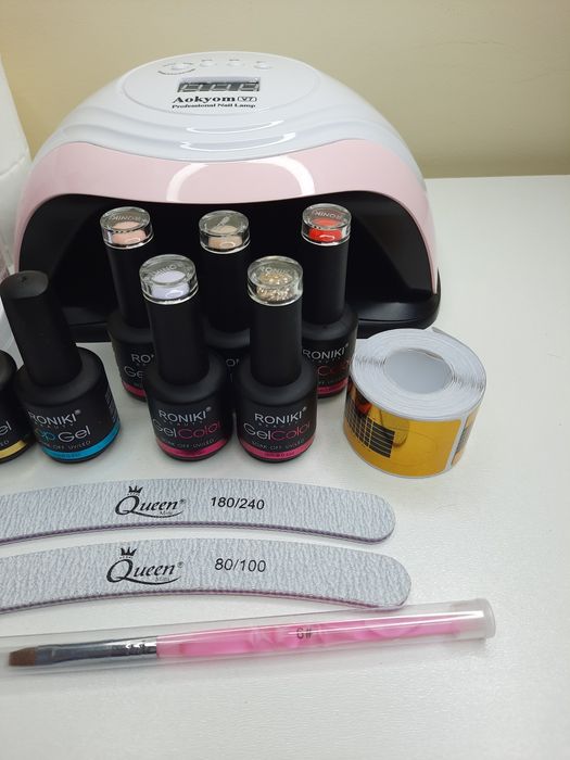 zestaw do paznokci hybryd przedłużania