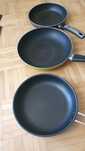 NIEAKTUALNE Patelnia x3 patelnie Berghoff, tefal, inna 27 i 24cm