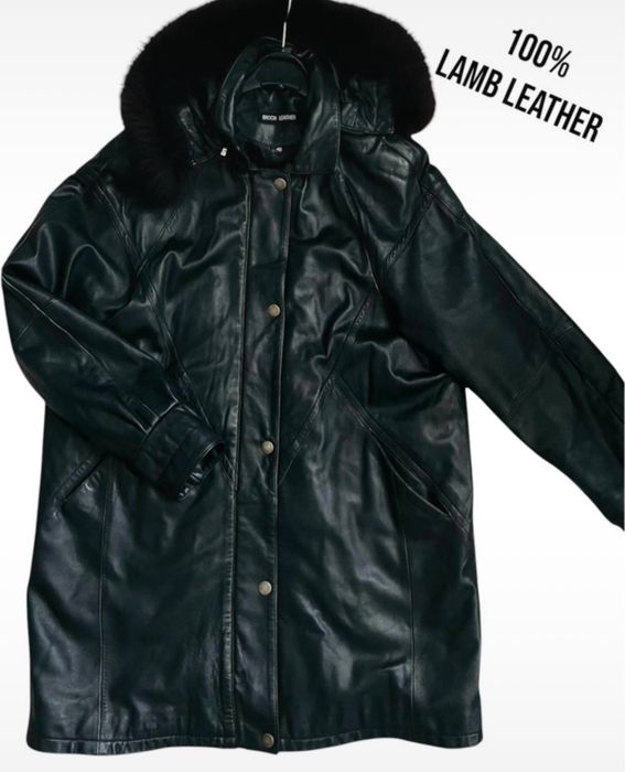 Kurtka zimowa skorzana 100% leather parka