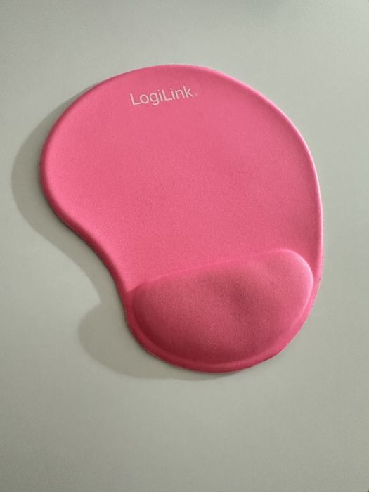 Neonowa podkładka pod myszke z żelową poduszką pod nadgarstek
