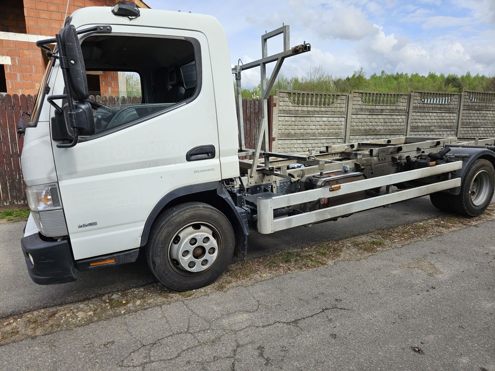 Mitsubishi Fuso Canter,7c180 9C180 laweta wywrotka podwozie,asenizacyj