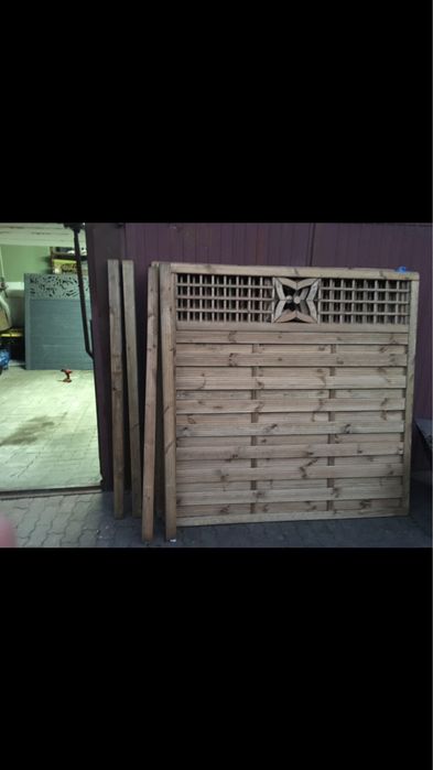 Płot Pergola 180x180 zaimpregnowana 4szt