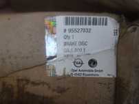 opel astra j 4 iv tarcze tył oryginał gm  268mm