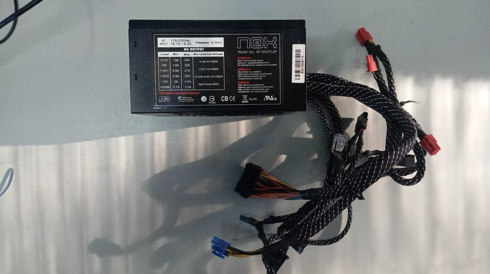 Fonte Nox 600 watts