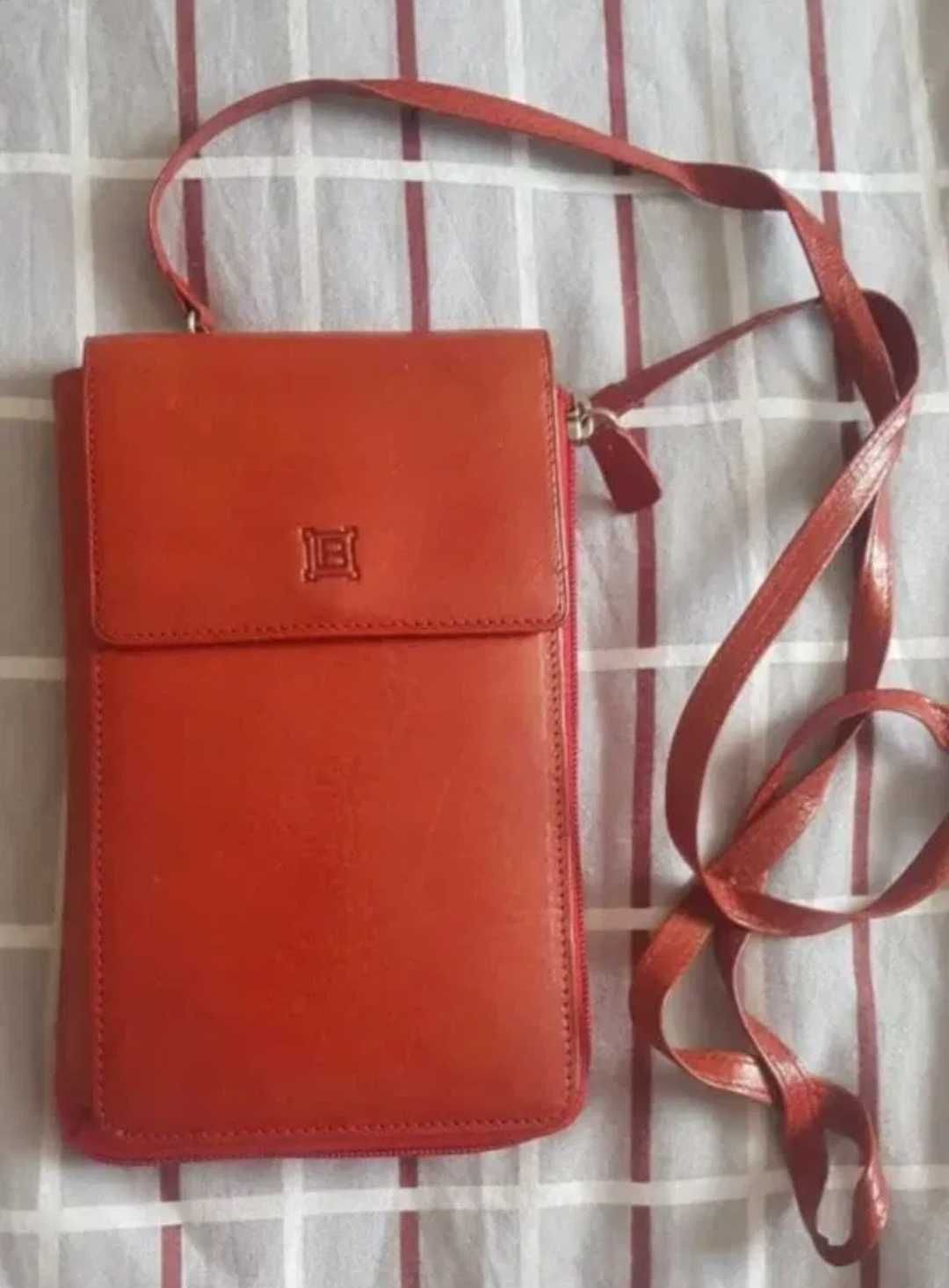 Кошелек портмане сумочка Italy женский коралловый цвет