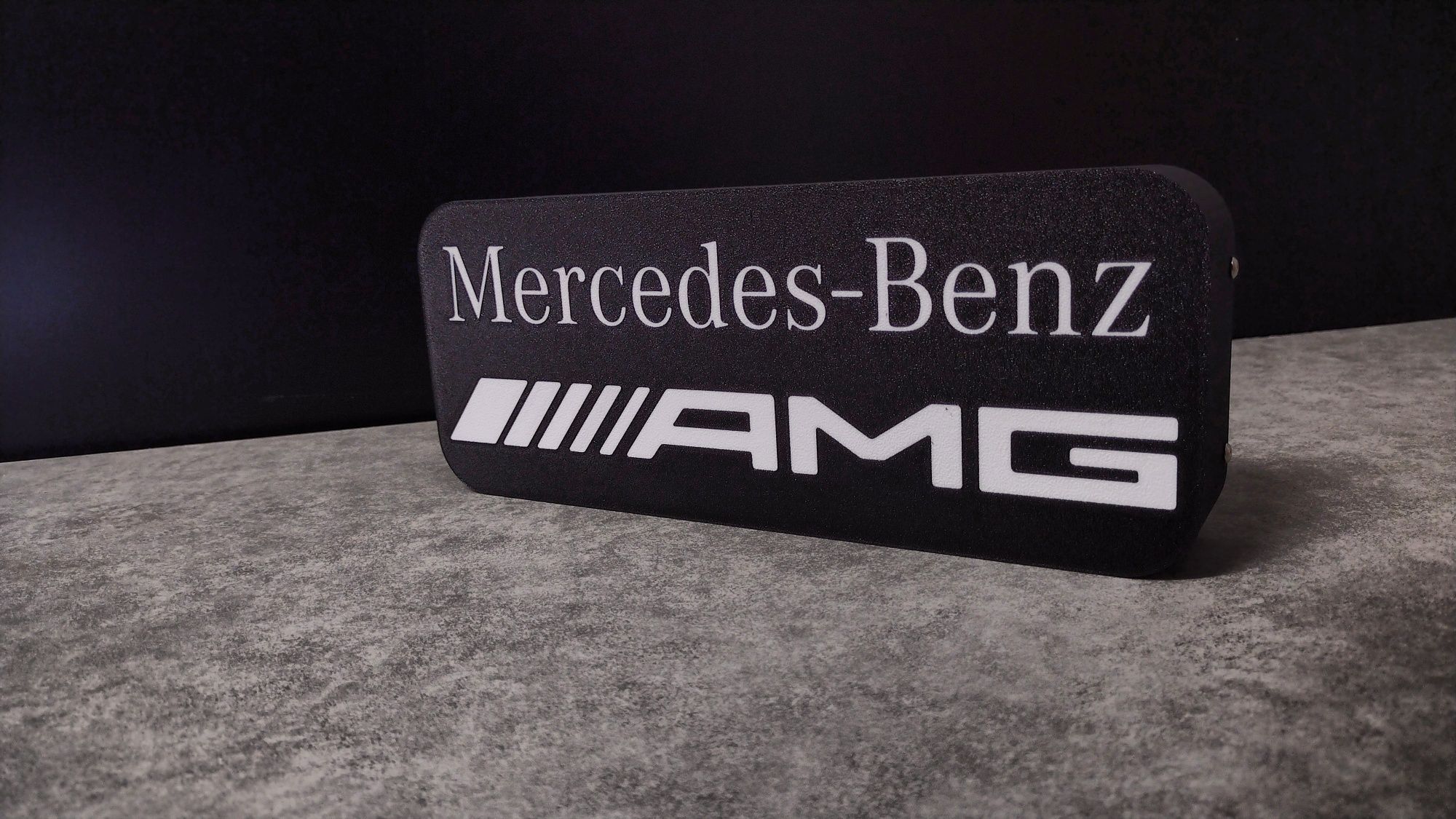 Lampka lightbox Mercedes Benz AMG prezent nocna