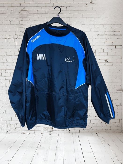 Kurtka męska sportowa ortalionowa granatowa wiatrówka large rozmiar L