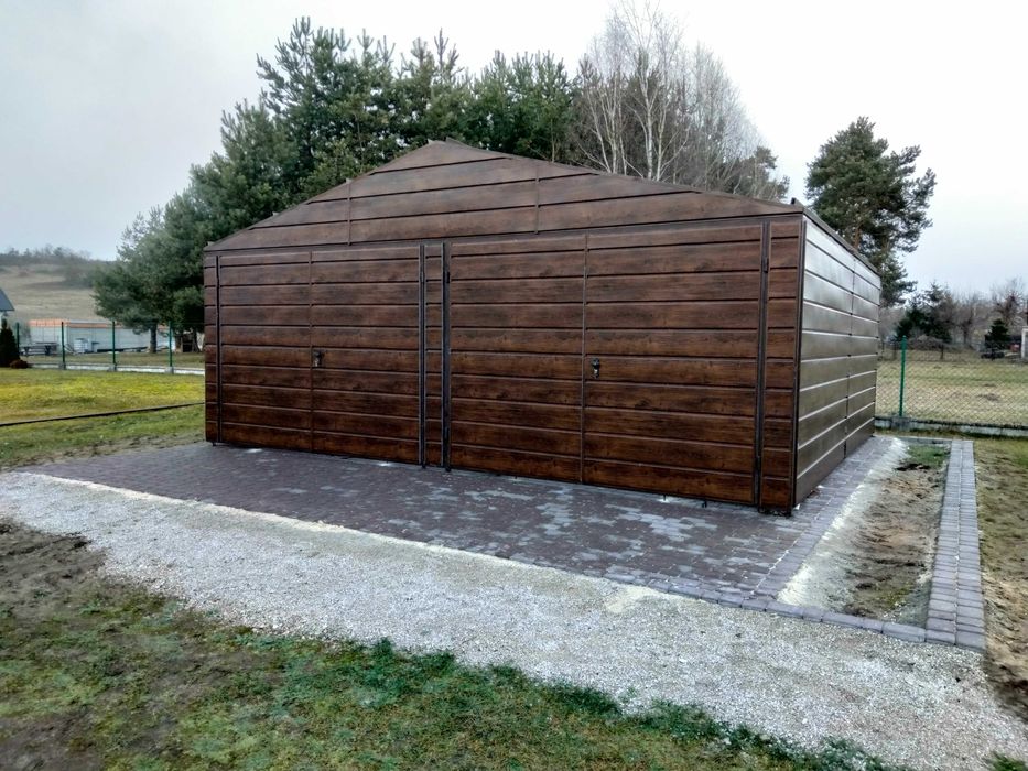 Garaż blaszany blaszak Kielce BRAMSTAL