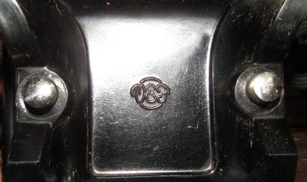 1956 Телефон бакелитовый VEF в родной коробке , не использовался