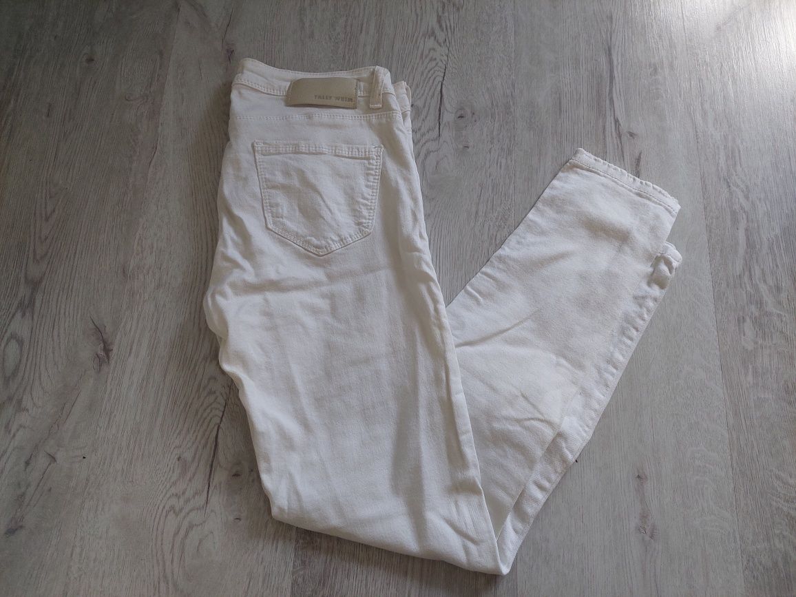 Nowe białe jeansy spodnie Tally Weijl XS