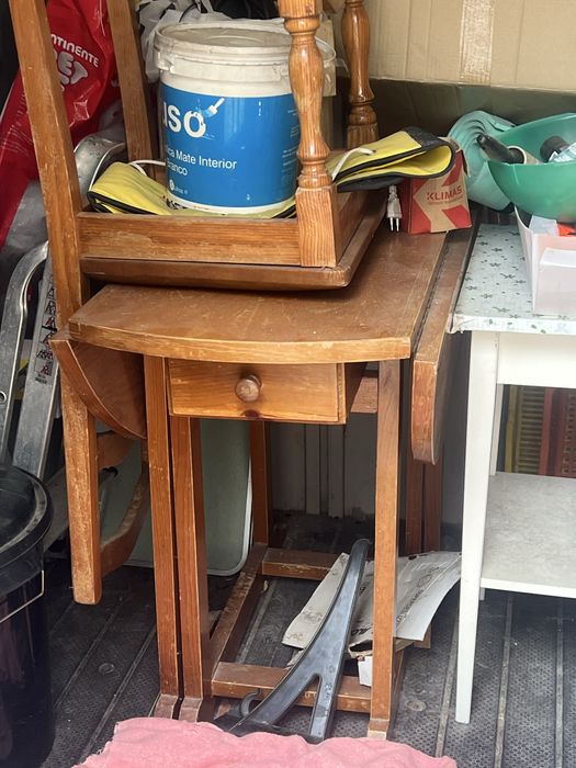 Mesa redonda que da para abrir